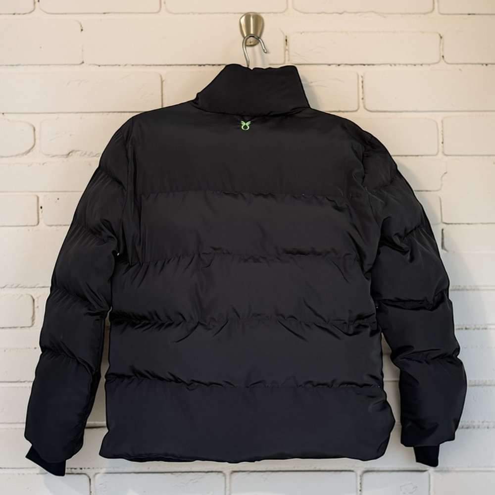 818 Dudley Stephens Astrid Puffer Coat Black Lustre Puff XS - Picture 2 of 6